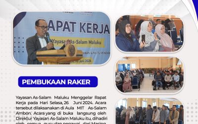 YAYASAN AS-SALAM MALUKU MENGGELAR RAPAT KERJA