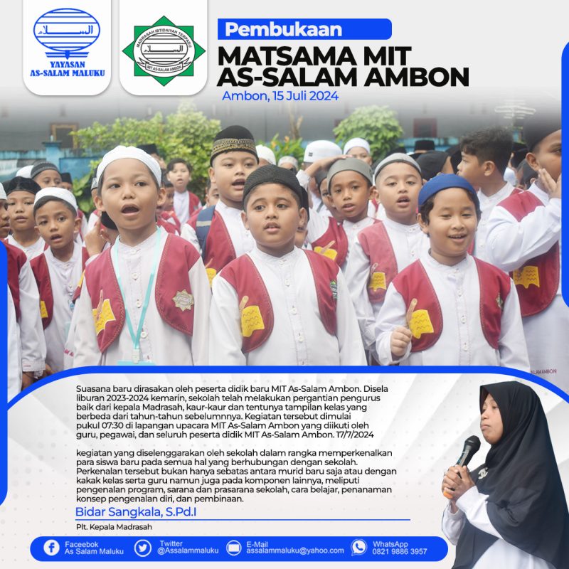 Pembukaan MATSAMA MIT As-Salam Ambon